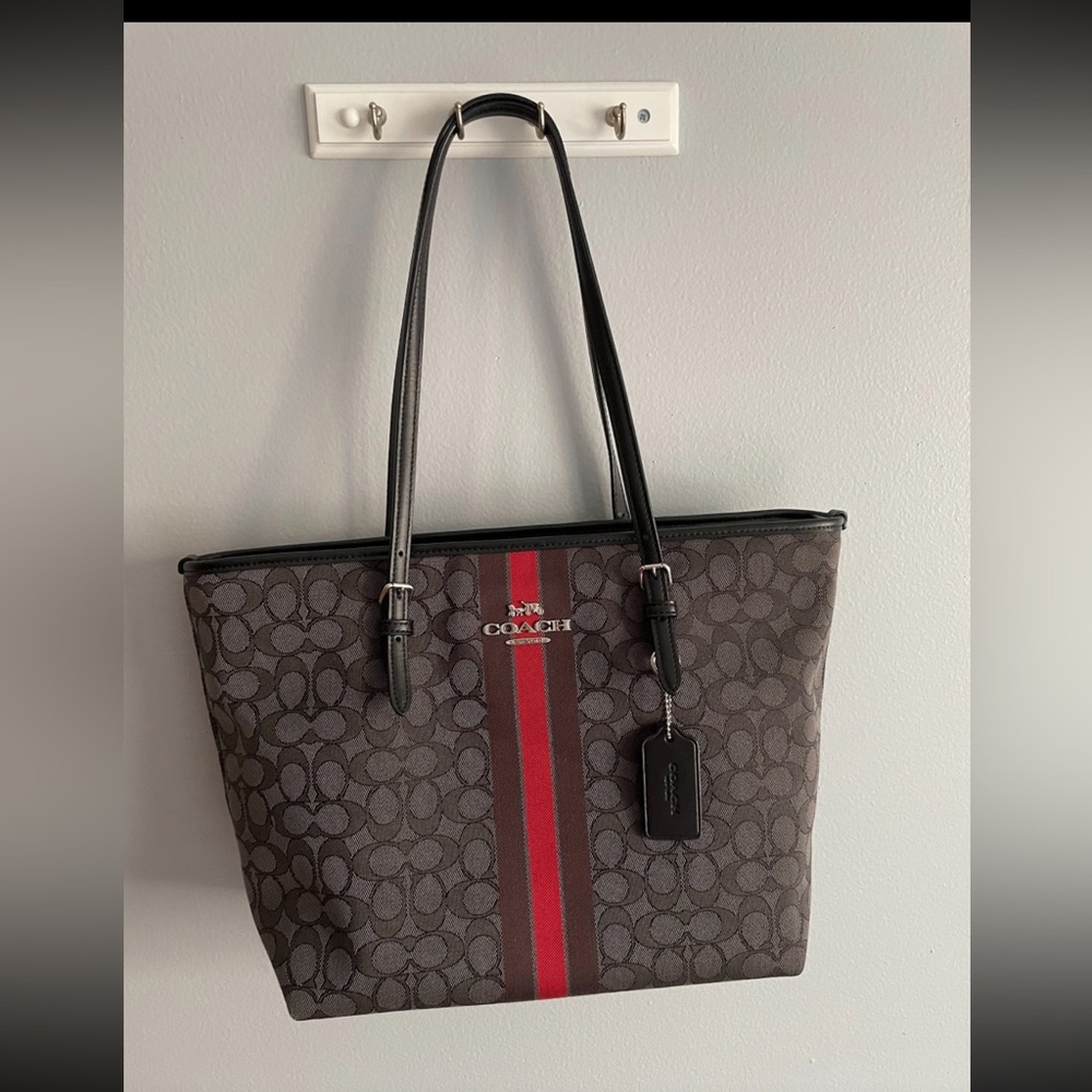 Coach canvas tote